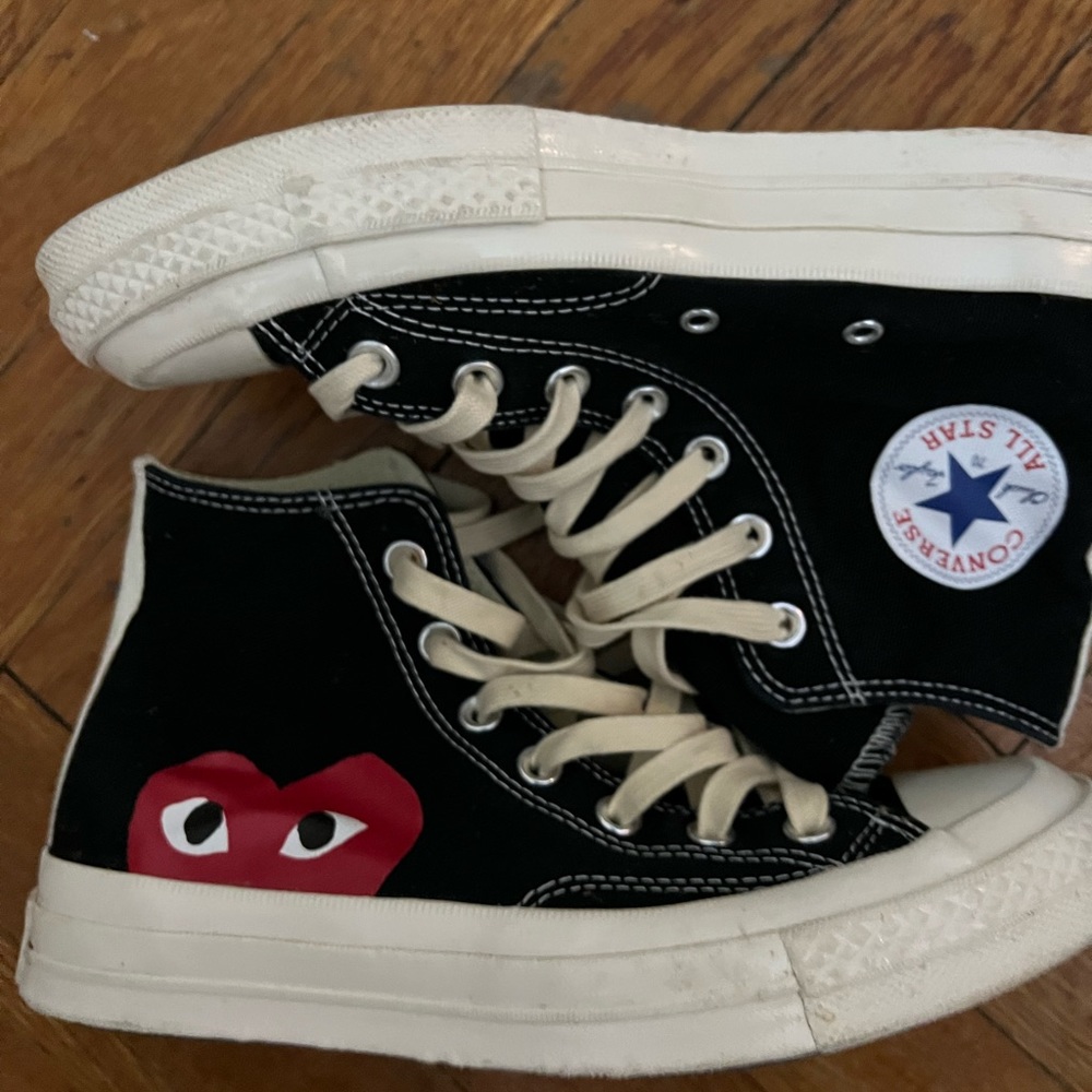 Comme Des Garçon High Top Converse W Size 8